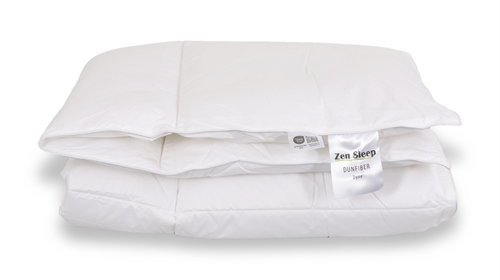 Junior Helårstäcke 100x140cm - Allergivänligt täcke med mjuka fiberdun - Fibertäcke från Zen Sleep