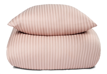 Påslakan dubbeltäcke - 200x220 cm - 100% bomullssatin - Rosa enfärgat sängset - Borg Living sänglinne