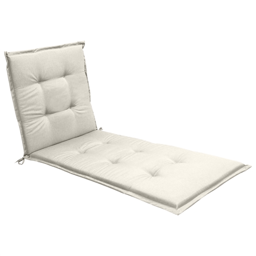 Dyna för solsäng - 5 cm tjock - Beige färg med god komfort - Passar på solvagn