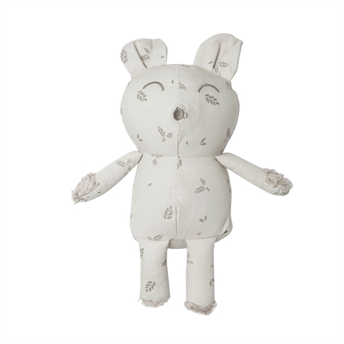 Björn kramnalle - GOTS-certifierad ekologisk bomull - 25x30 cm - Desert green - Müsli By Green Cotton Oat bear