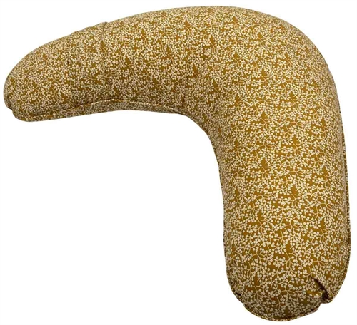 Amningskudde - Müslí - 75x35 cm - Ekologisk bomull - Petit fleur - Tryck med små bär/blad