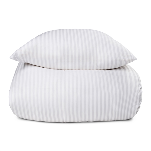 Sängkläder dubbeltäcke 200x200 cm - Vita sängkläder i 100% bomullssatin - Borg Living sängkläder