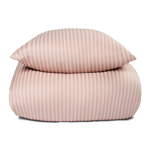 Sängkläder dubbeltäcke 200x200 cm - rosa sängkläder i 100% bomullssatin - Borg Living sängkläder