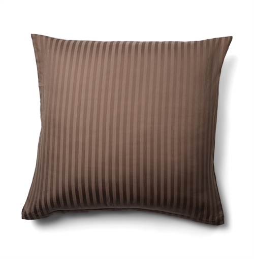 Kuddfodral 60x63 cm - 100% bomullssatin - Brunt kuddfodral - Borg Living