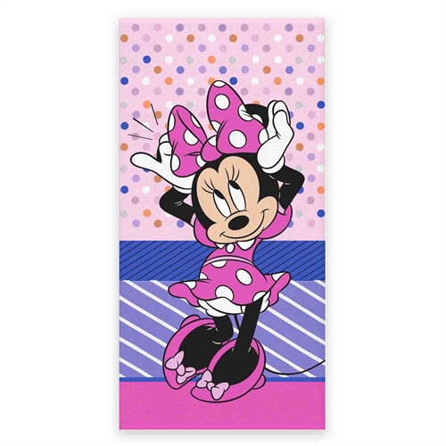 Badhandduk - Minnie Mouse handduk - 70x140 cm - 100% mjuk bomull