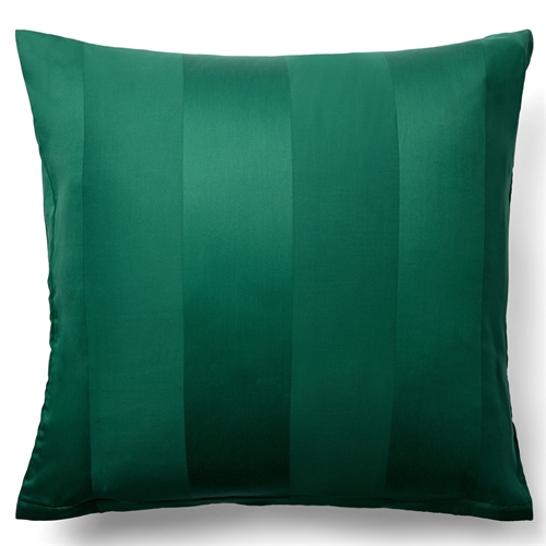 Örngott 60x63 cm - 100% bomullssatin - Lone grön - Randigt, jacquardvävt örngott - Extra mjukt örngott från By Borg