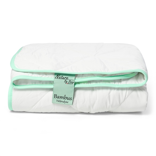 Bambu king size helårstäcke - 100% allergivänlig bambufyllning - 240x220 cm - Nature By Borg bambutäcke med mjukt bambubolster