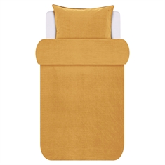 Marc O'Polo sängkläder - 100% enzymtvättad bomull bäddset - Senja Golden Yellow sänglinne
