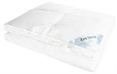 Dubbeltäcke - Fibertäcke - 240x220cm - Fluffigt täcke - Allergivänligt - Medelvarmt helårstäcke - Zen Sleep