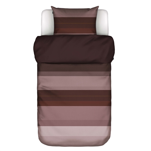 Marc O\'Polo sängkläder - 100% enzymtvättad bomullssätt - 140x200 cm - Kiya Aubergine sänglinne