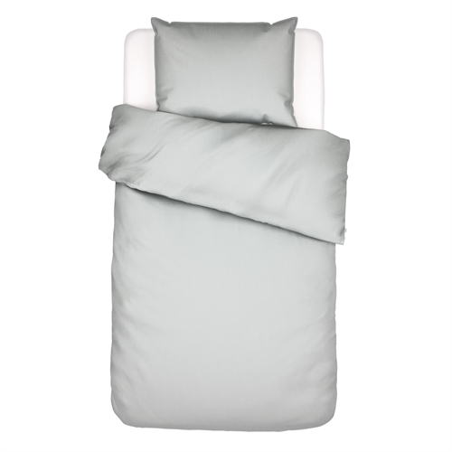 Essenza sängkläder - 140x220 cm - 100% bomullssatin bäddset - Minte Grey sänglinnev