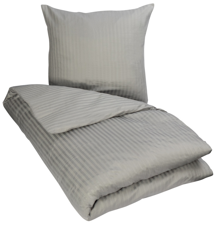 Påslakanset till Kingsize - Egyptisk bomull - Grå - Excellent By Borg -  240x220 cm