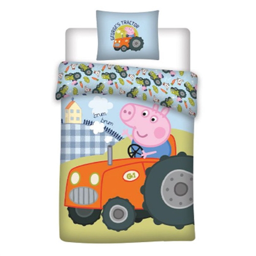 Greta Gris Påslakanset - 140x200 cm - 100% bomull