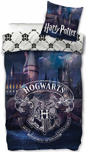Harry Potter sängkläder - 150x210 cm - Hogwarts mystery - Påslakan i 100% bomull