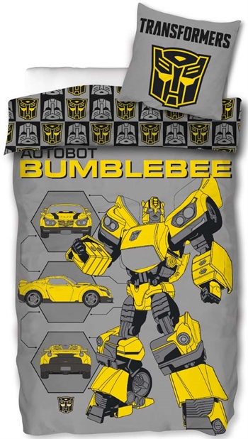 Påslakanset 150x210 cm - Transformers - Bumblebee - 100% bomull 