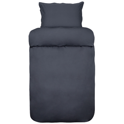 Blåa sängkläder 140x200 cm - Elegance - Enfärgade sängkläder - 100% egyptisk bomull - Bäddset från Høie