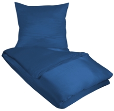 Enfärgat sänglinne - Blått påslakanset - 100% silke - Butterfly Silk