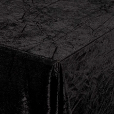 Velourduk - Svart - 3 meter - Krossad velour - Förpackning om 3 meter