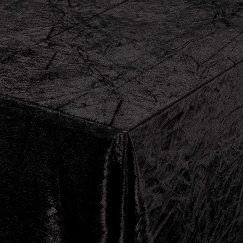 Velourduk - Svart - 3 meter - Krossad velour - Förpackning om 3 meter