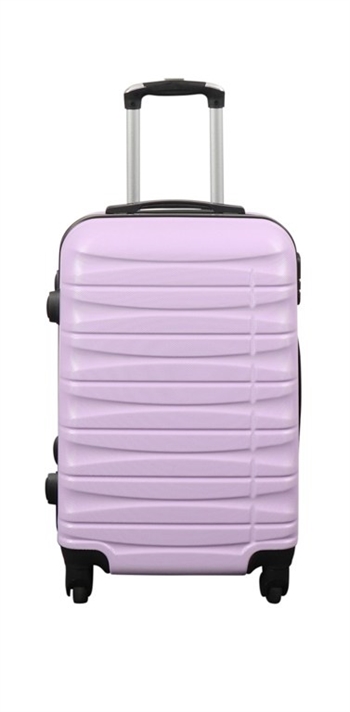 Liten kabinväska - rosa - hård ABS/polycarbonat