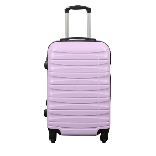 Kabinväska - Hardcase - Ljuslila resväska i handbagagestorlek erbjudande