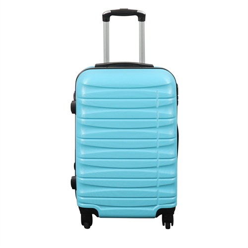 Kabinväska - Hardcase - Liten ljusblå resväska i handbagagestorlek erbjudande