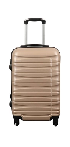 Liten kabinväska - Guldfärgad - hård ABS/polycarbonat