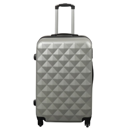 Resväska - Hardcase - Storlek Medium - Diamant grå - Smart billig resväska