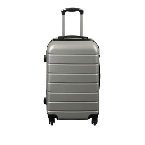 Kabinväska - Hardcase lättvikt - Str. liten - Grå rand