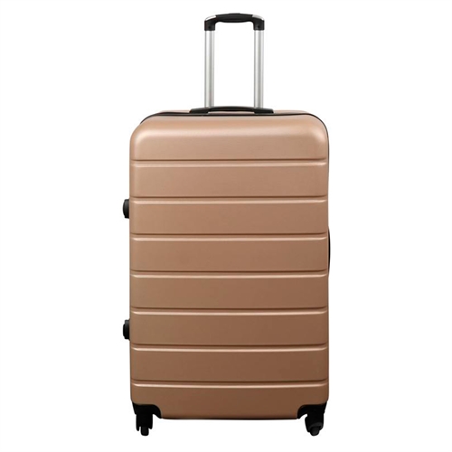 Stor resväska - Guld - Erbjudanden på hardcase resväskor - Erbjudanden på lättviktsresväskor