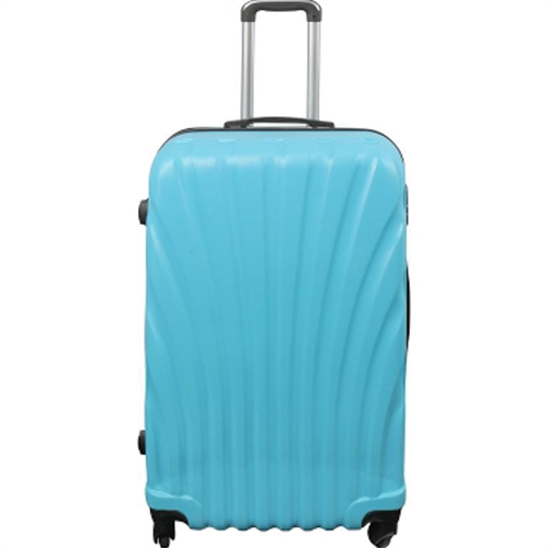 Stor resväska - Musling Ljusblå - Hardcase resväska - Stl Large - Exklusiv resväska