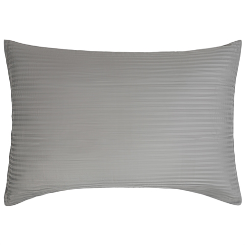 Kuddfodral 70x100 cm - 100% bomullssatin - Ljusgrått enfärgat kuddfodral - Borg Living