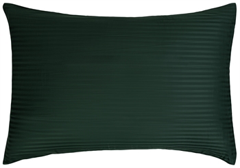 Kuddfodral 70x100 cm - 100% bomullssatin - Grön enfärgat örngott - Borg Living