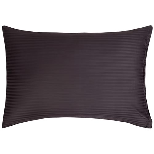 Kuddfodral 70x100 cm - 100% bomullssatin - Mörkgrått enfärgat kuddfodral - Borg Living