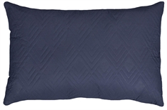Gavelkudde - Mörkblå och ljusblå -  60x90 cm - Gavelkuddar til sengen