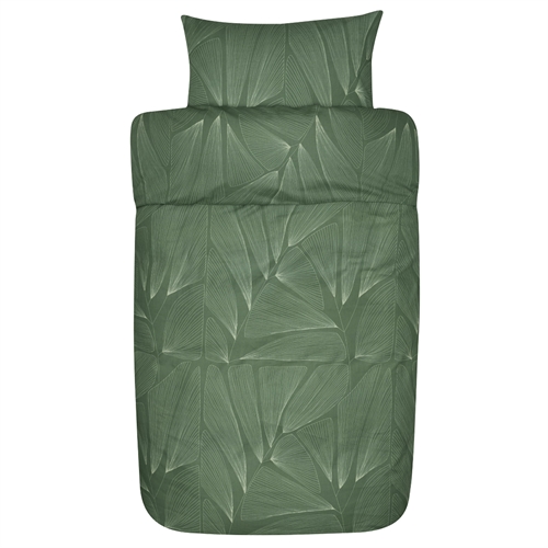 Høie sängkläder - 140x220 cm - Anine grön - 100% extra fin bomull bäddset