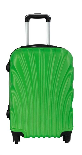 Koffert - Hardcase koffert - Mediumstorlek - Grön mussla - Exklusiv reseväska