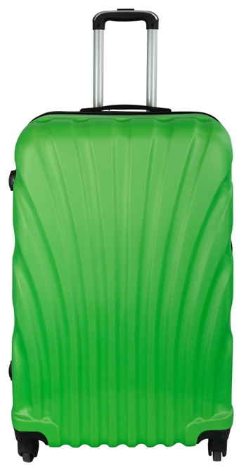 Stor koffert - Mussla grön - Hardcase koffert - Storlek stor - Exklusiv reseväska