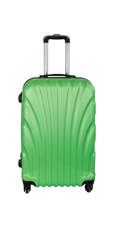Kabinväska- Grön - Hard case resväskeset - Stötsäker polypropylen