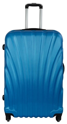 Resväska- Stor - Blå - Hard case resväskeset - Stötsäker polypropylen
