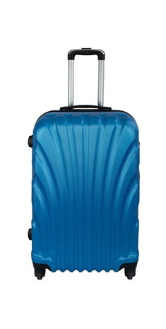 Kabinväska- Blå - Hard case resväskeset - Stötsäker polypropylen