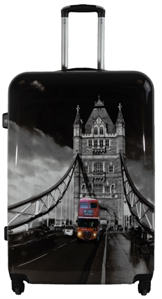 Resväska - Stor - London bridge- Hard case resväskeset - Stötsäker polypropylen