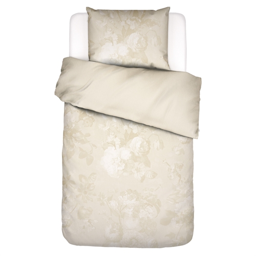 Essenza sängkläder - 140x220 cm - 100% bomullssatin bäddset - Floor Oyster sänglinne