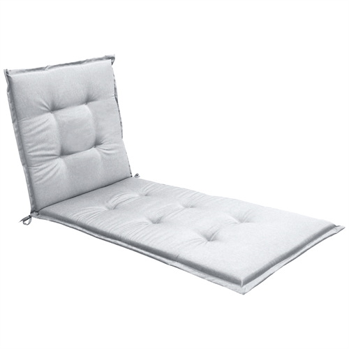 Lyxdyna för solsäng - Grå dyna med lyxig komfort - Nordstrand Home dyna för solsäng