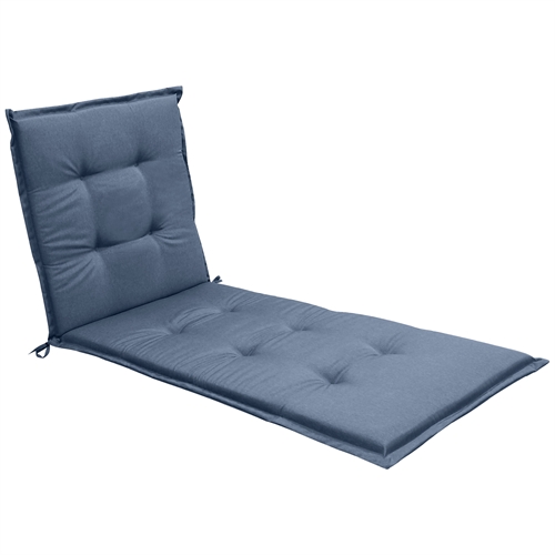 Lyxig dynor för solsäng - Mörkblå dyna med lyxig komfort - Nordstrand Home dyna för solbädd