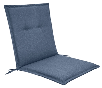 Positionsdyna - Mörkblå - Höjd 5 cm. - Trädgårdsdyna till positionsstol med vanlig rygghöjd - Nordstrand Home