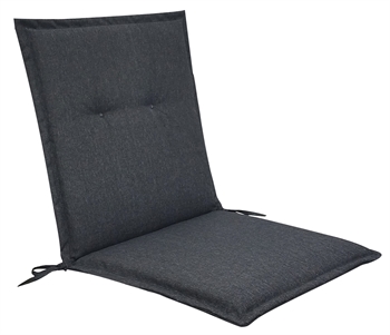 Positionsdyna - Antracitgrå - Höjd 5 cm. - Trädgårdsdyna till positionsstol med vanlig rygghöjd - Nordstrand Home