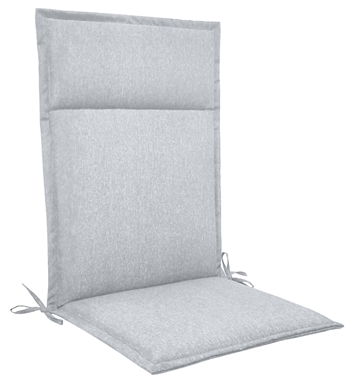 Lyxig positionsdyna - Höjd 5 cm - Grå stolsdyna med hög rygg - Lyxig komfort från Nordstrand Home