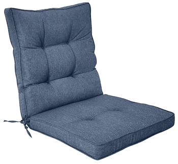 Stolsdyna med exklusiv komfort - Positionsdyna - Mörkblå - Höjd 7 cm - Nordstrand Home