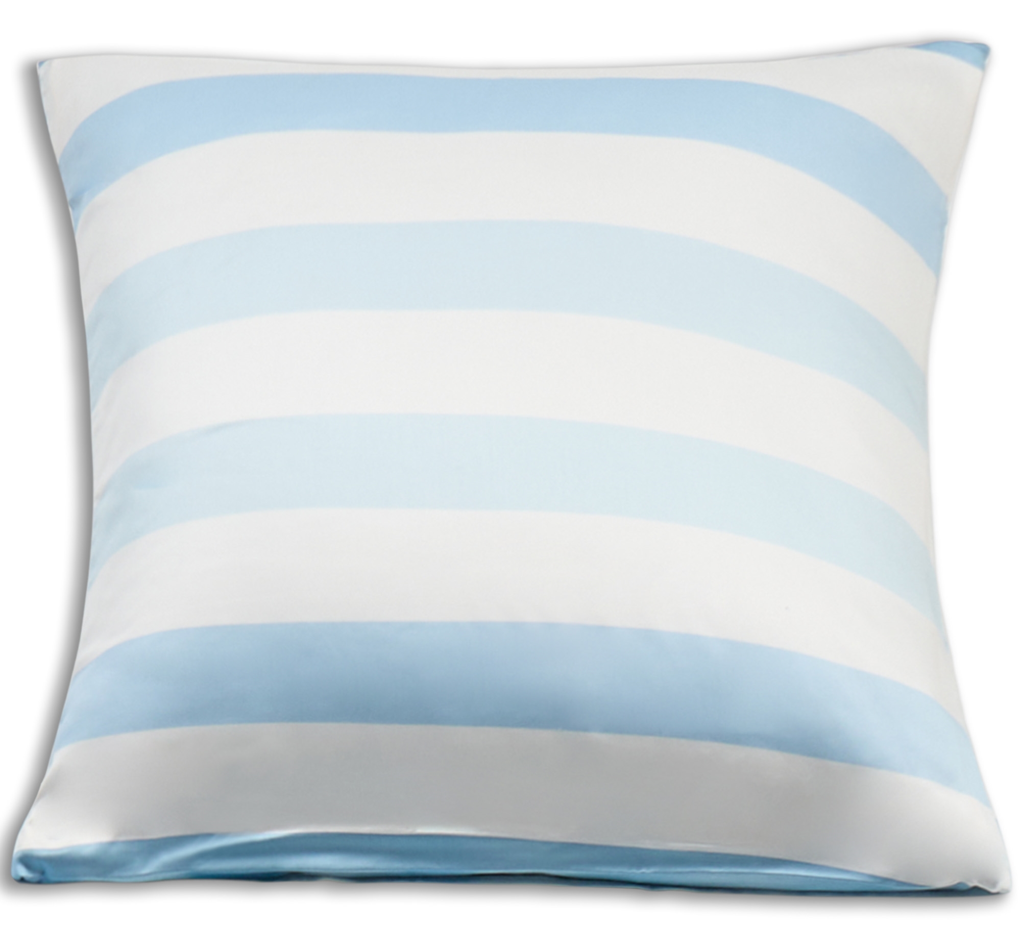 Bambu kuddfodral 60x63 cm - 100% bambu - Breda blå ränder